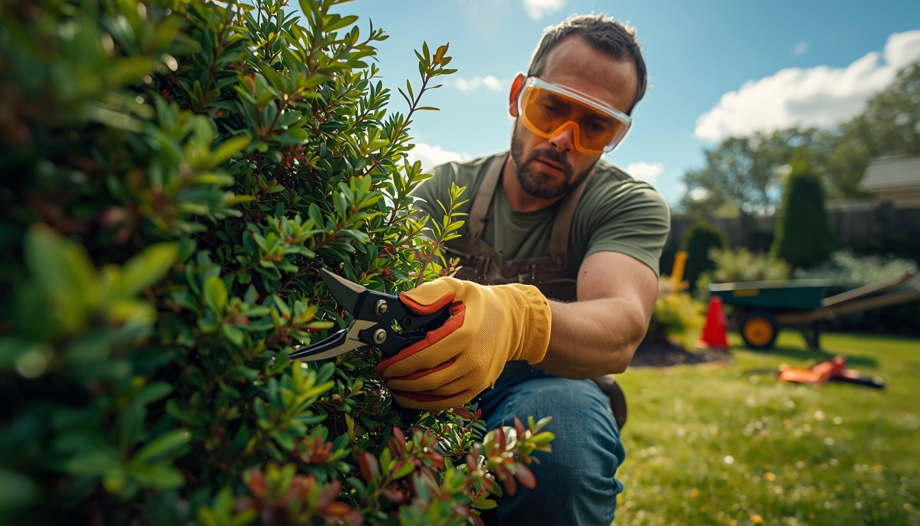 Shrub trimming service by Srexalonshdrex